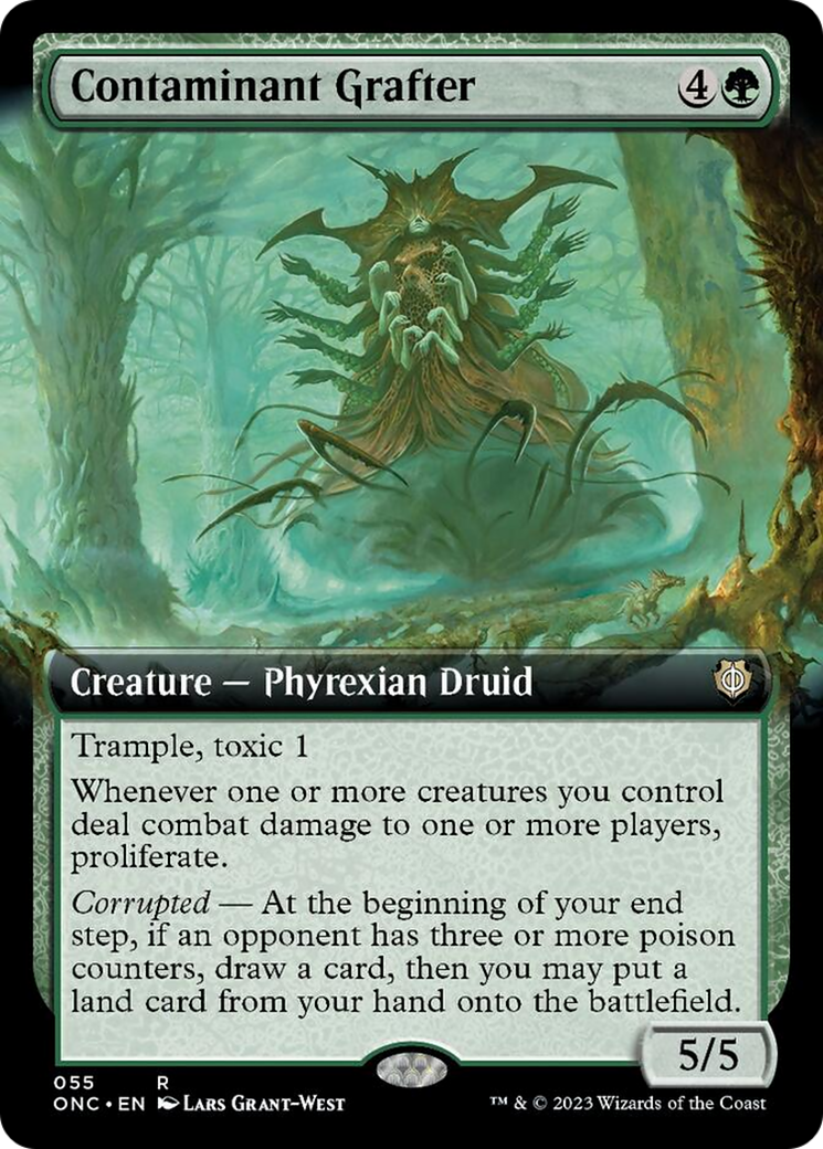 Contaminant Grafter (Extended Art) [Phyrexia: All Will Be One Commander] | Play N Trade Winnipeg