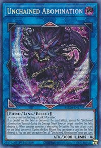 Unchained Abomination [MP20-EN175] Prismatic Secret Rare | Play N Trade Winnipeg