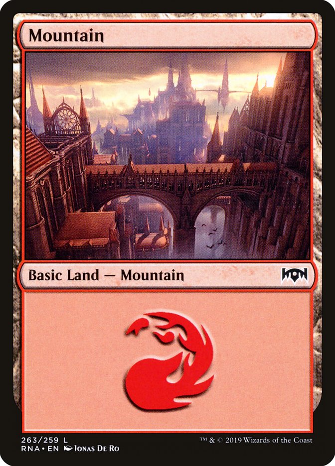 Mountain (263) [Ravnica Allegiance] | Play N Trade Winnipeg