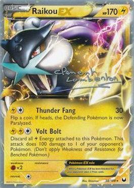 Raikou EX (38/108) (Anguille Sous Roche - Clement Lamberton) [World Championships 2013] | Play N Trade Winnipeg