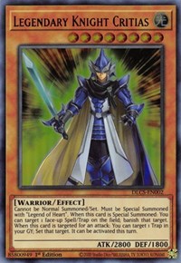Legendary Knight Critias [DLCS-EN002] Ultra Rare | Play N Trade Winnipeg