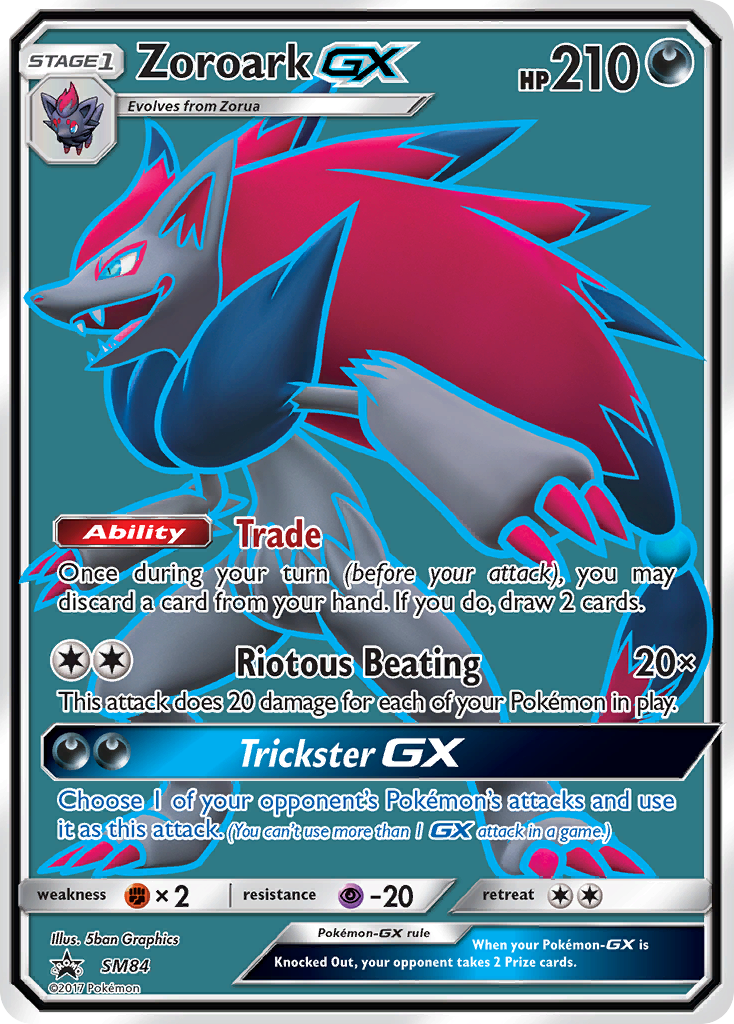 Zoroark GX (SM84) [Sun & Moon: Black Star Promos] | Play N Trade Winnipeg