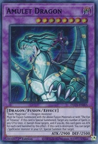 Amulet Dragon (Blue) [DLCS-EN005] Ultra Rare | Play N Trade Winnipeg