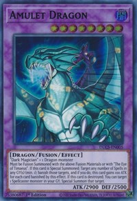 Amulet Dragon (Green) [DLCS-EN005] Ultra Rare | Play N Trade Winnipeg