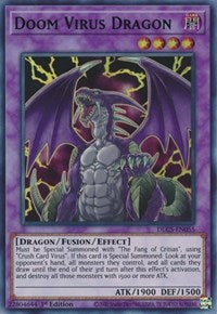 Doom Virus Dragon (Blue) [DLCS-EN055] Ultra Rare | Play N Trade Winnipeg