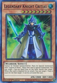 Legendary Knight Critias (Blue) [DLCS-EN002] Ultra Rare | Play N Trade Winnipeg