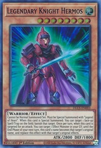 Legendary Knight Hermos (Blue) [DLCS-EN003] Ultra Rare | Play N Trade Winnipeg