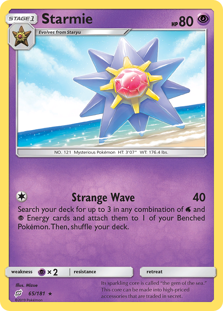 Starmie (65/181) [Sun & Moon: Team Up] | Play N Trade Winnipeg