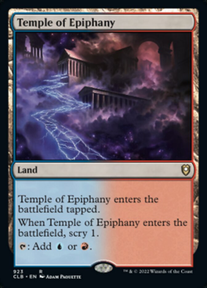 Temple of Epiphany [Commander Legends: Battle for Baldur's Gate] | Play N Trade Winnipeg