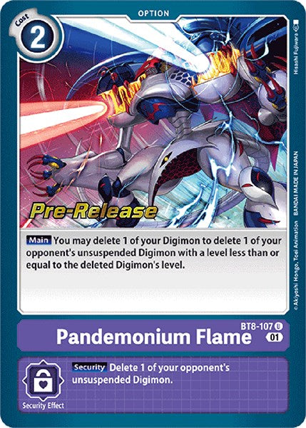 Pandemonium Flame [BT8-107] [New Awakening Pre-Release Cards] | Play N Trade Winnipeg