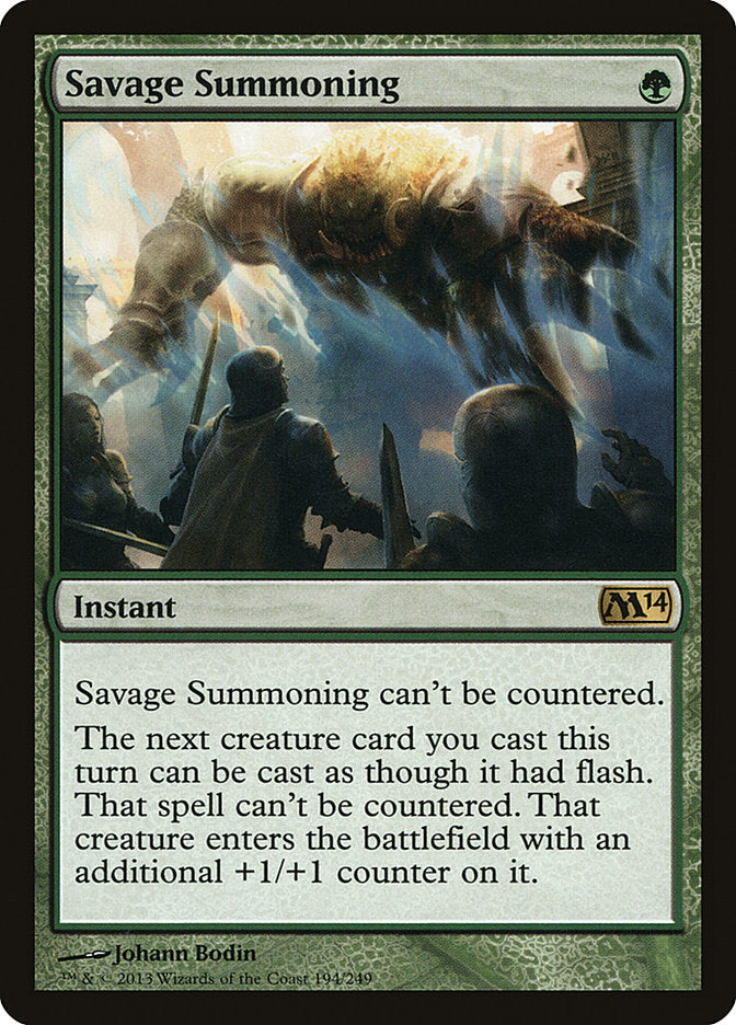 Savage Summoning [Magic 2014] | Play N Trade Winnipeg