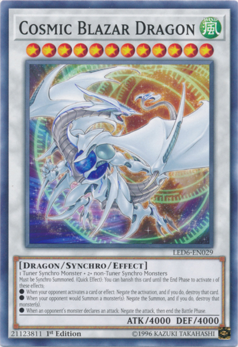 Cosmic Blazar Dragon [LED6-EN029] Common | Play N Trade Winnipeg