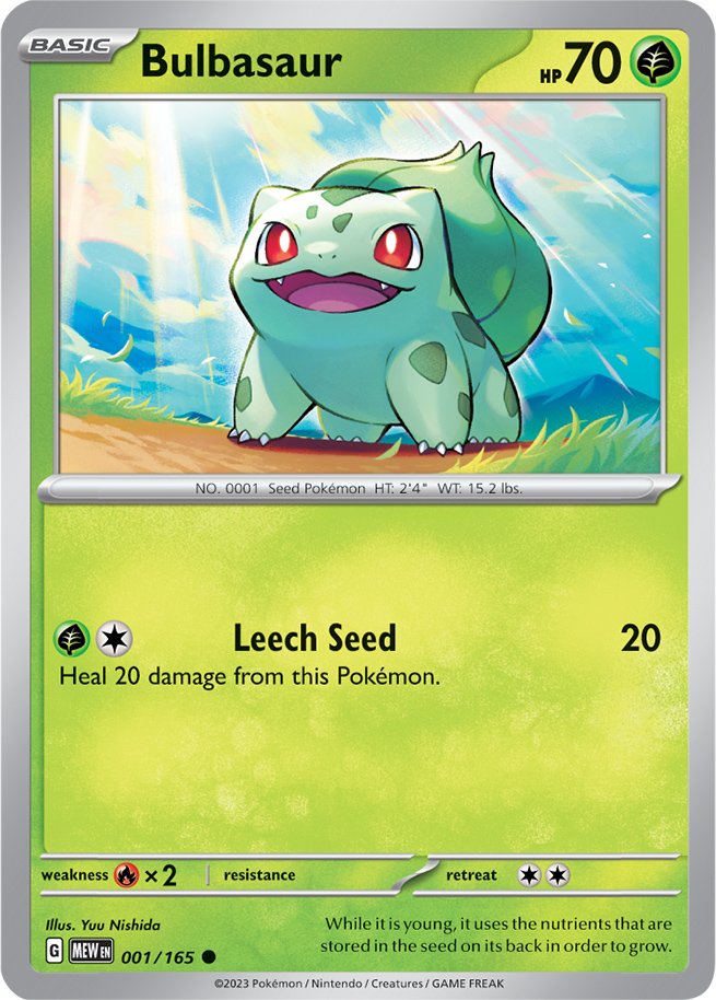 Bulbasaur (001/165) [Scarlet & Violet: 151] | Play N Trade Winnipeg