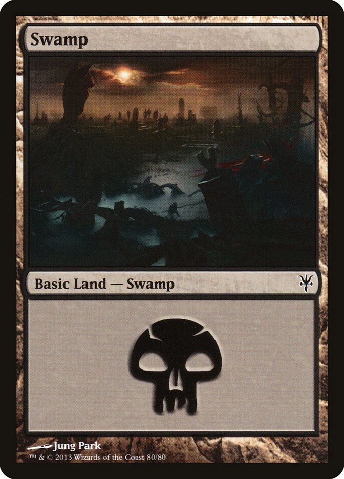 Swamp (80) [Duel Decks: Sorin vs. Tibalt] | Play N Trade Winnipeg