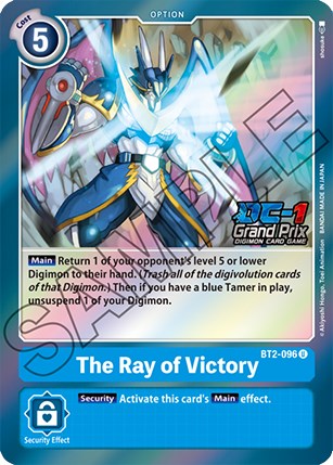 The Ray of Victory [BT2-096] (DC-1 Grand Prix) [Release Special Booster Promos] | Play N Trade Winnipeg