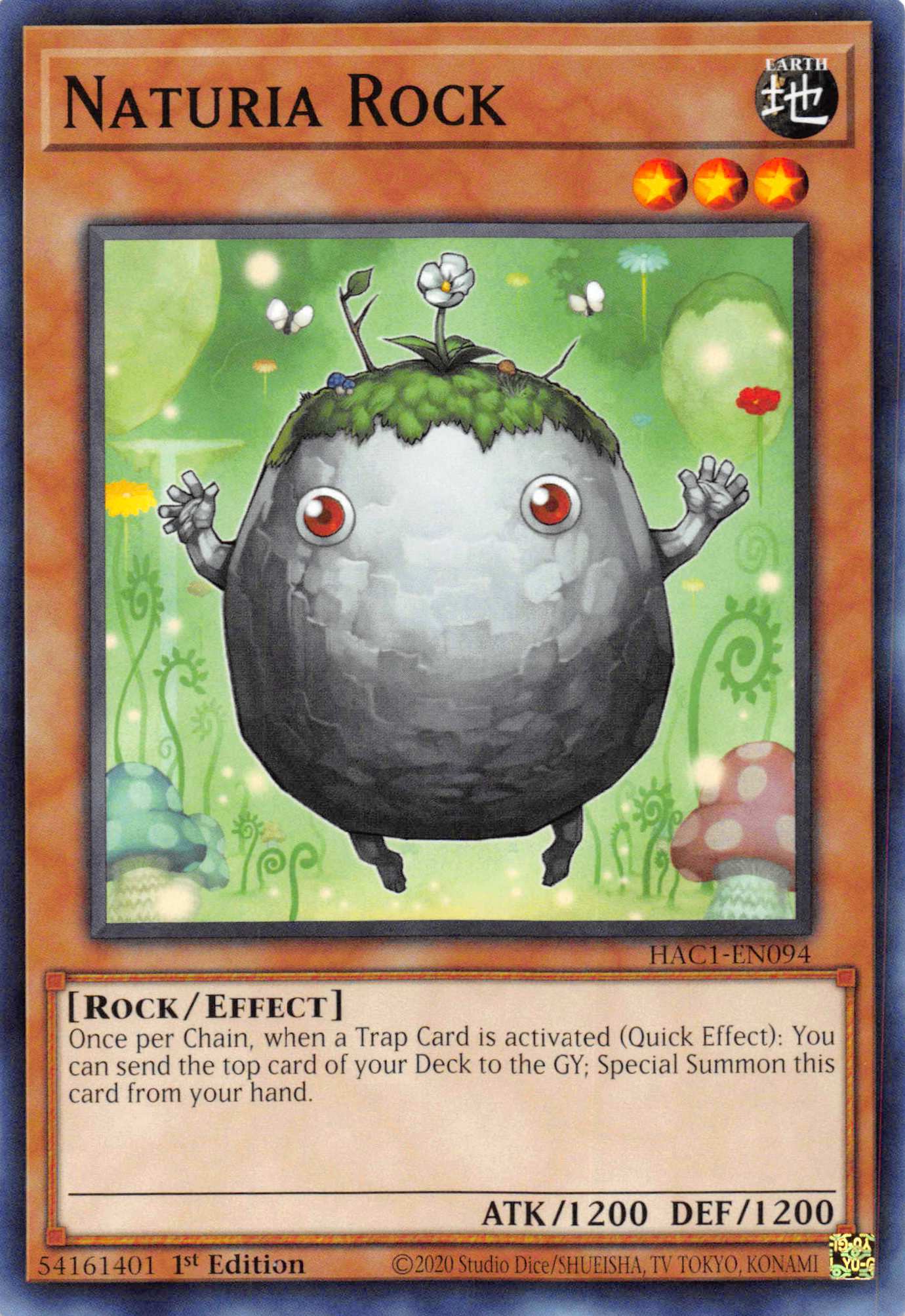 Naturia Rock [HAC1-EN094] Common | Play N Trade Winnipeg