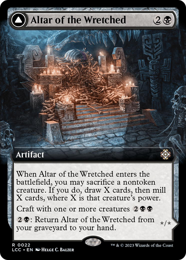 Altar of the Wretched // Wretched Bonemass (Extended Art) [The Lost Caverns of Ixalan Commander] | Play N Trade Winnipeg