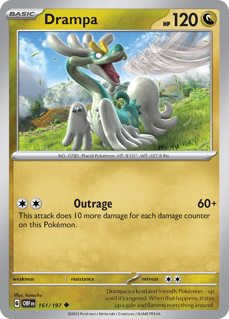 Drampa (161/197) [Scarlet & Violet: Obsidian Flames] | Play N Trade Winnipeg