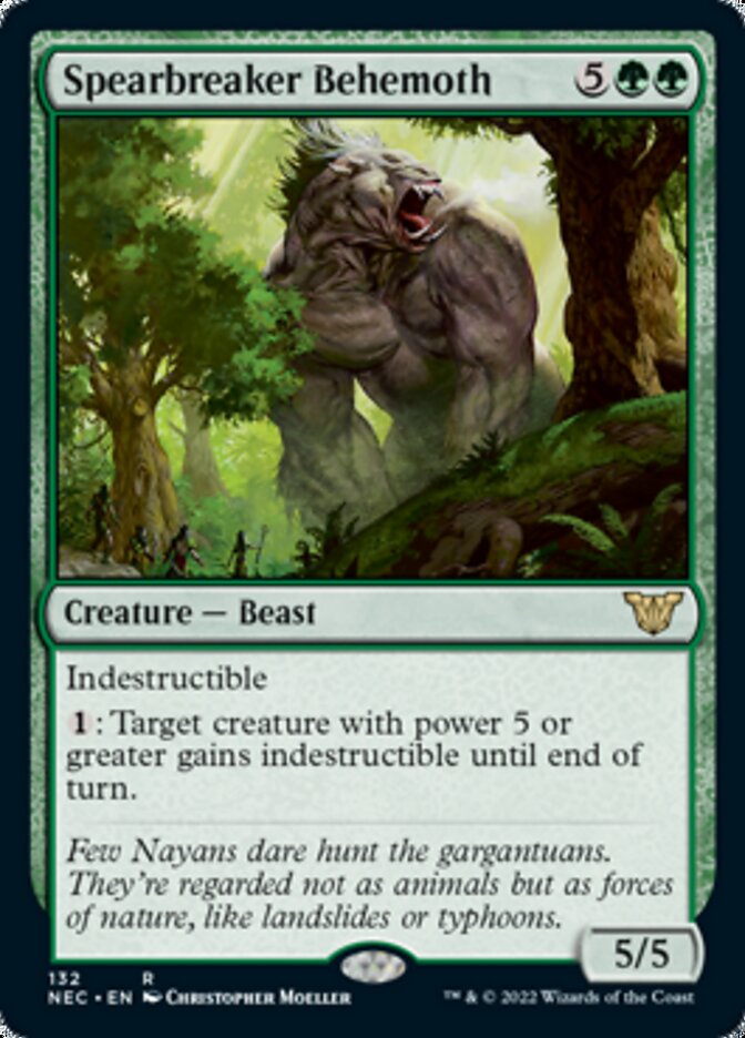 Spearbreaker Behemoth [Kamigawa: Neon Dynasty Commander] | Play N Trade Winnipeg