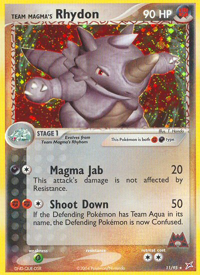 Team Magma's Rhydon (11/95) [EX: Team Magma vs Team Aqua] | Play N Trade Winnipeg