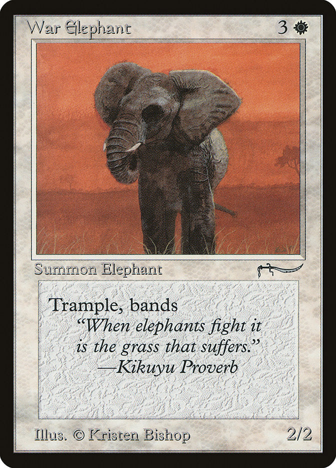 War Elephant (Light Mana Cost) [Arabian Nights] | Play N Trade Winnipeg