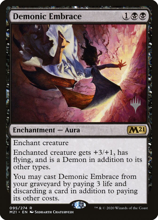 Demonic Embrace (Promo Pack) [Core Set 2021 Promos] | Play N Trade Winnipeg