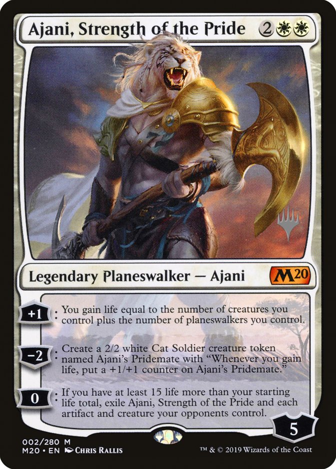 Ajani, Strength of the Pride (Promo Pack) [Core Set 2020 Promos] | Play N Trade Winnipeg