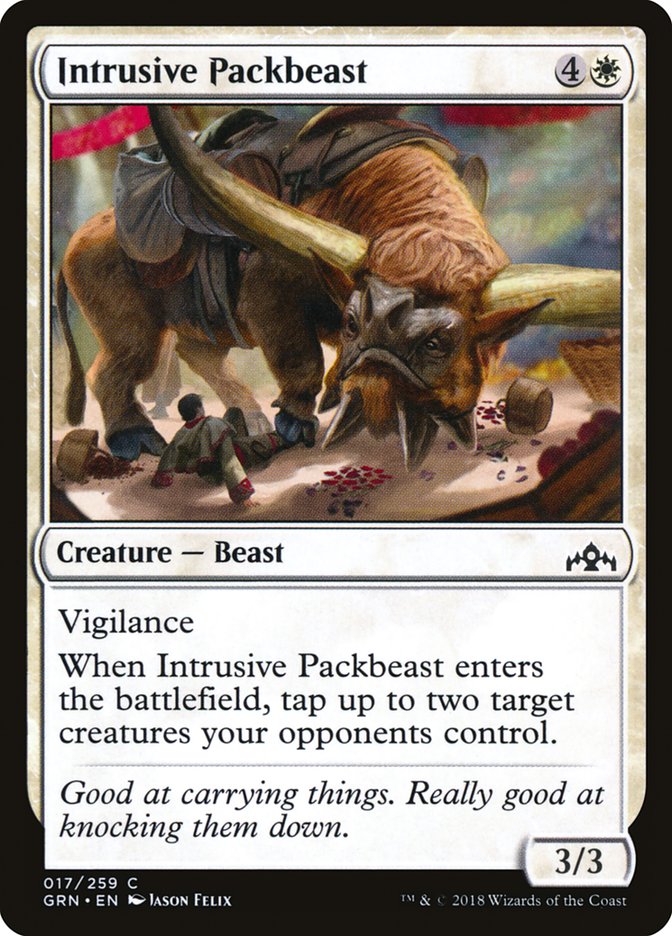 Intrusive Packbeast [Guilds of Ravnica] | Play N Trade Winnipeg