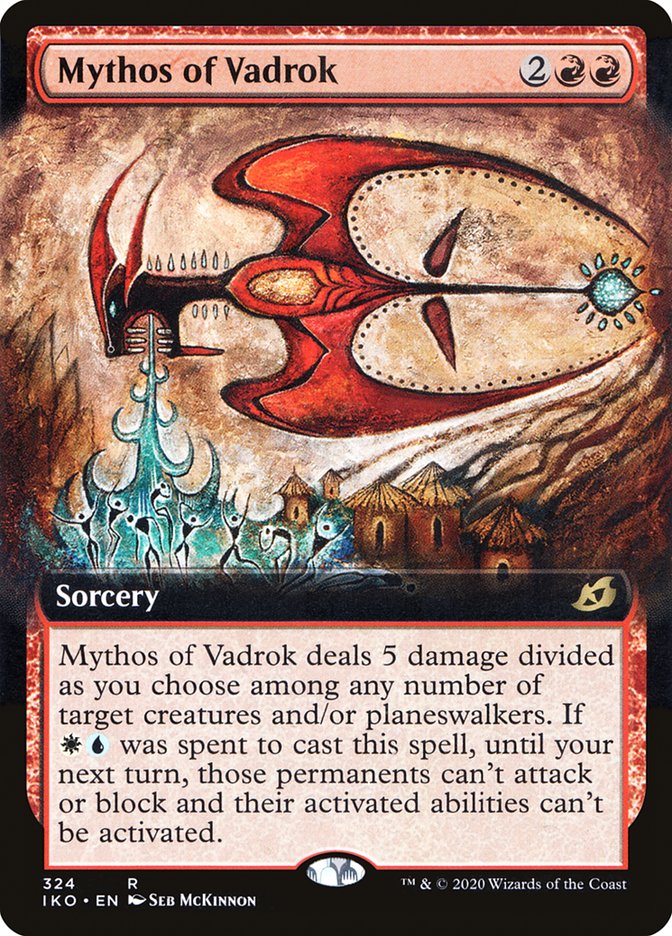 Mythos of Vadrok (Extended Art) [Ikoria: Lair of Behemoths] | Play N Trade Winnipeg