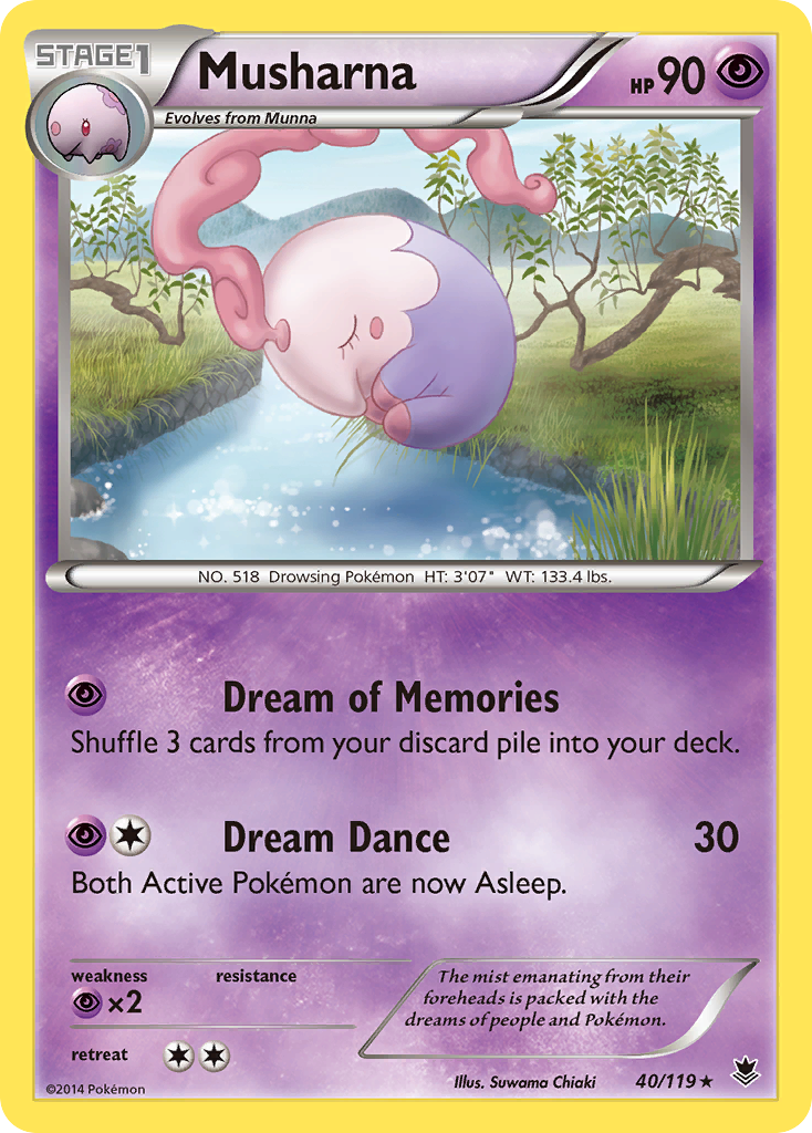 Musharna (40/119) [XY: Phantom Forces] | Play N Trade Winnipeg