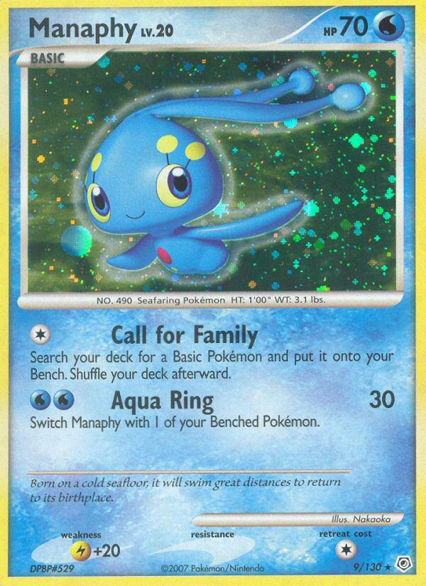 Manaphy (9/130) [Diamond & Pearl: Base Set] | Play N Trade Winnipeg