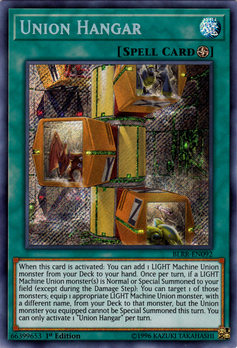 Union Hangar [BLRR-EN092] Secret Rare | Play N Trade Winnipeg