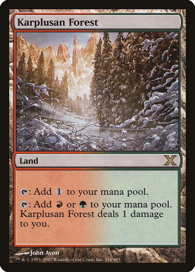 Karplusan Forest [Tenth Edition] | Play N Trade Winnipeg