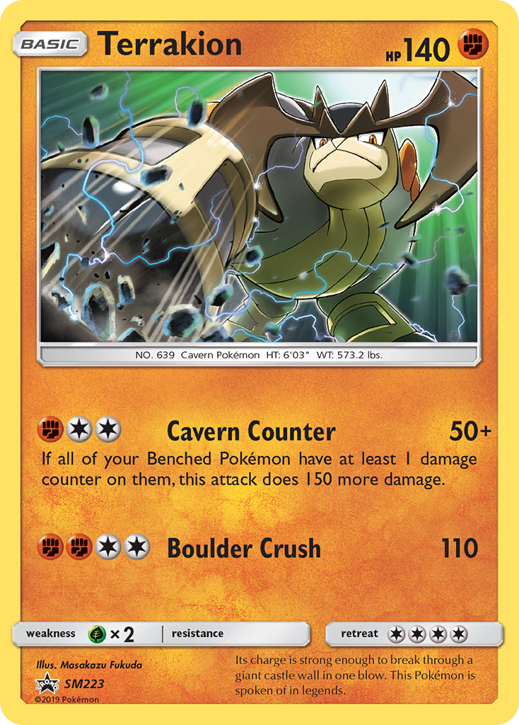 Terrakion (SM223) [Sun & Moon: Black Star Promos] | Play N Trade Winnipeg