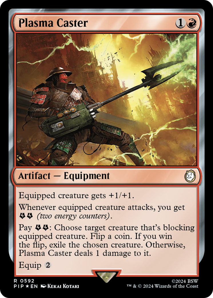 Plasma Caster (Surge Foil) [Fallout] | Play N Trade Winnipeg