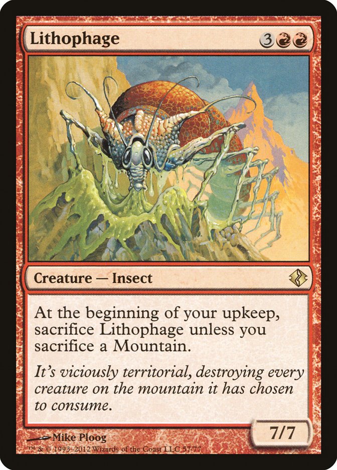 Lithophage [Duel Decks: Venser vs. Koth] | Play N Trade Winnipeg