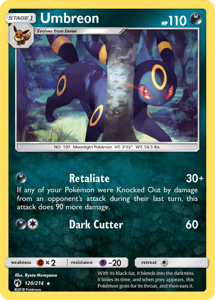 Umbreon (120/214) [Sun & Moon: Lost Thunder] | Play N Trade Winnipeg