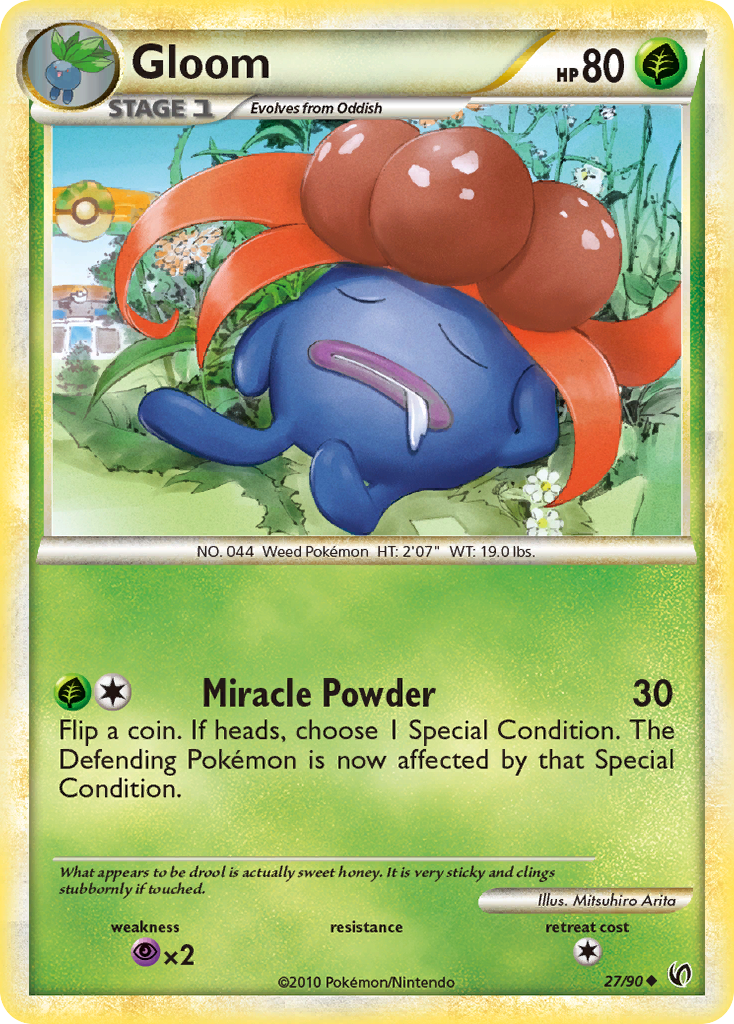 Gloom (27/90) [HeartGold & SoulSilver: Undaunted] | Play N Trade Winnipeg