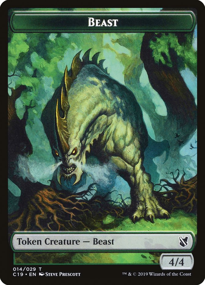 Beast (014/029) [Commander 2019 Tokens] | Play N Trade Winnipeg