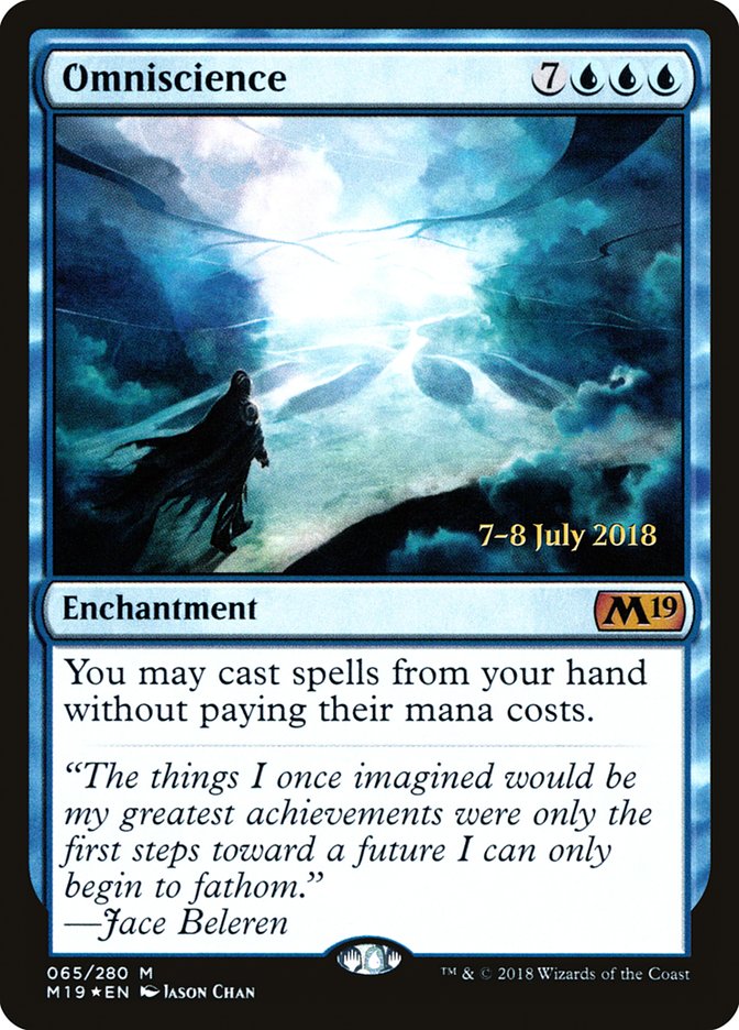 Omniscience  [Core Set 2019 Prerelease Promos] | Play N Trade Winnipeg