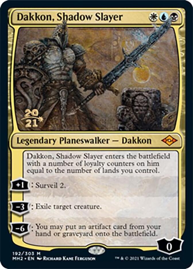 Dakkon, Shadow Slayer [Modern Horizons 2 Prerelease Promos] | Play N Trade Winnipeg