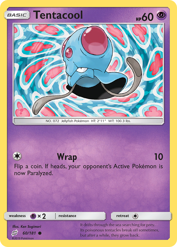 Tentacool (60/181) [Sun & Moon: Team Up] | Play N Trade Winnipeg