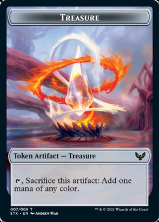 Construct (022) // Treasure Token [Commander 2021 Tokens] | Play N Trade Winnipeg