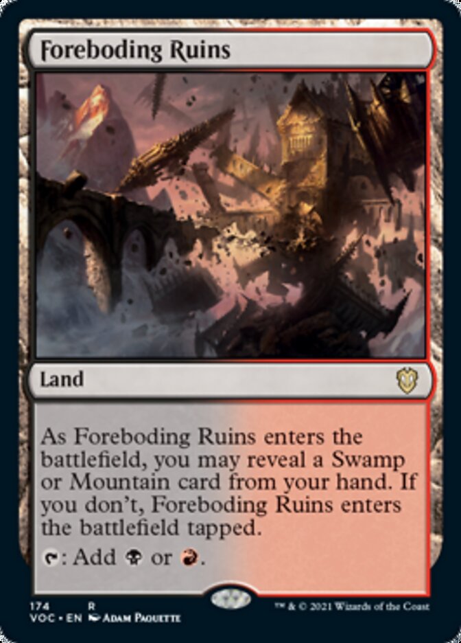 Foreboding Ruins [Innistrad: Crimson Vow Commander] | Play N Trade Winnipeg