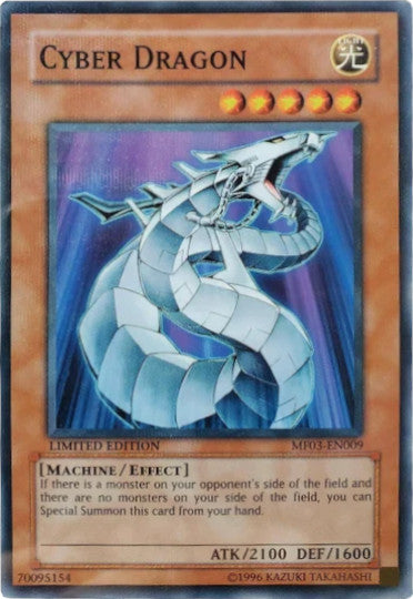 Cyber Dragon [MF03-EN010] Parallel Rare | Play N Trade Winnipeg