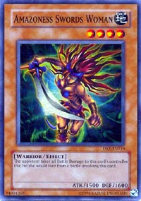 Amazoness Swords Woman [DR1-EN116] Super Rare | Play N Trade Winnipeg