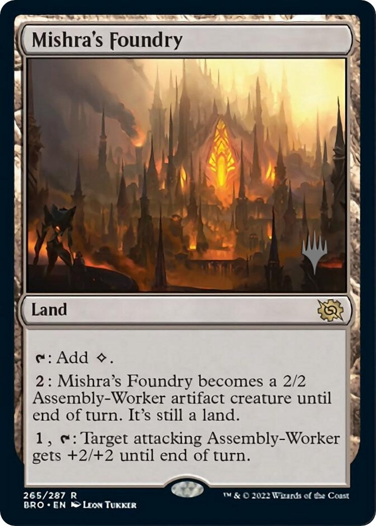 Mishra's Foundry (Promo Pack) [The Brothers' War Promos] | Play N Trade Winnipeg