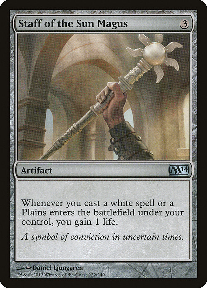 Staff of the Sun Magus [Magic 2014] | Play N Trade Winnipeg