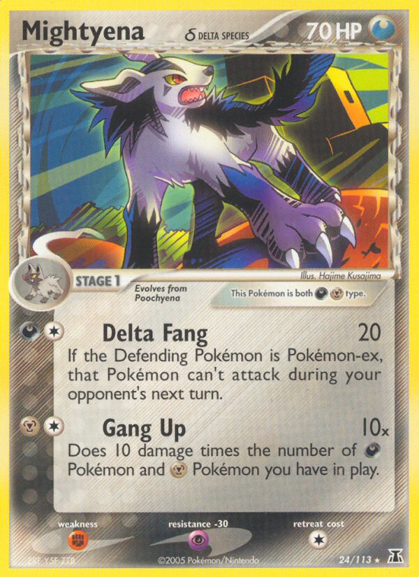 Mightyena (24/113) (Delta Species) [EX: Delta Species] | Play N Trade Winnipeg