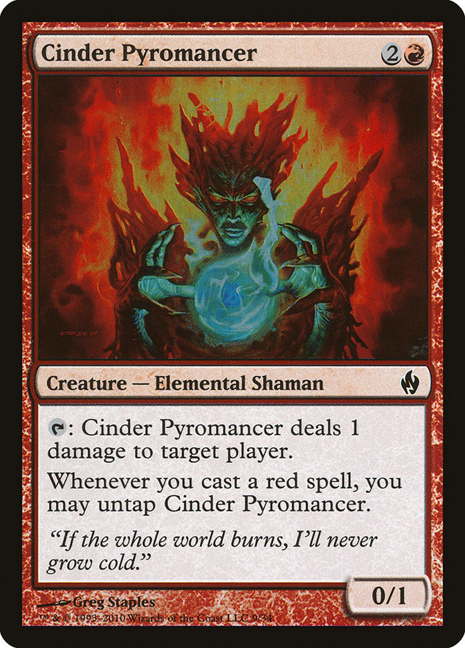 Cinder Pyromancer [Premium Deck Series: Fire and Lightning] | Play N Trade Winnipeg